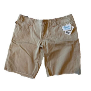 Paul Frank - NWT - Cotton women’s Khaki shorts. Size  27